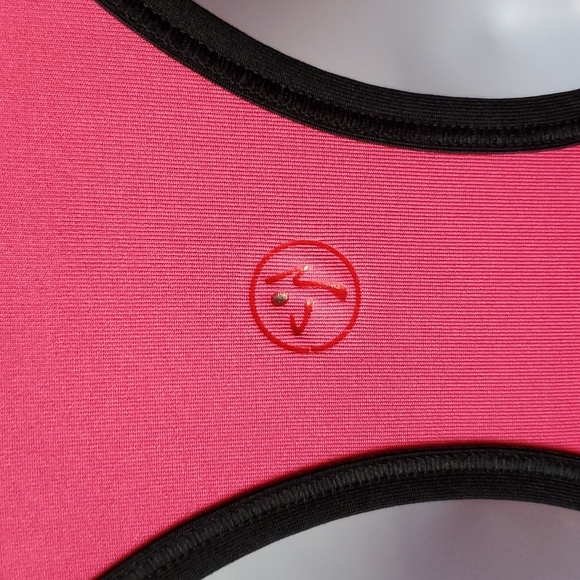 Zumba Wear sz M Women's V Neck Style Dance Workout High Impact Sports Bra - Picture 3 of 9